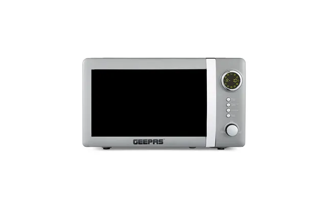 20l Grey Digital Microwave Oven With 12 Cooking Modes 700w