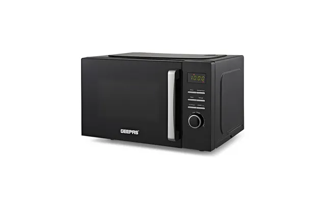 23l Black Digital Microwave Oven With 60 Minute Timer