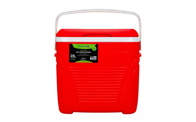 28l Red Insulated Ice Cooler Box