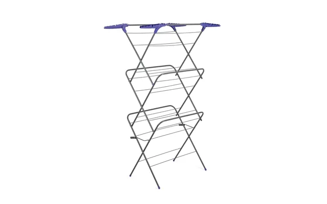 3-tier Folding Clothes Airer 15m Durable Laundry Rack