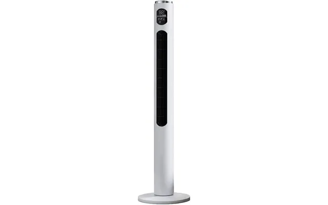 46-inch Silent White Tower Fan With Remote Control