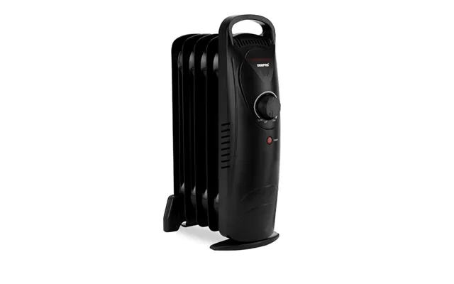 5-fin Black Mini Oil Filled Radiator Electric Heater 450w