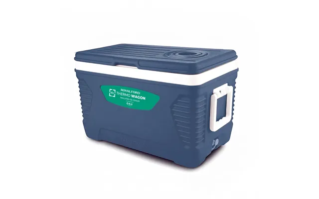 50l Insulated Ice Cooler Box With Handles And Cup Holder