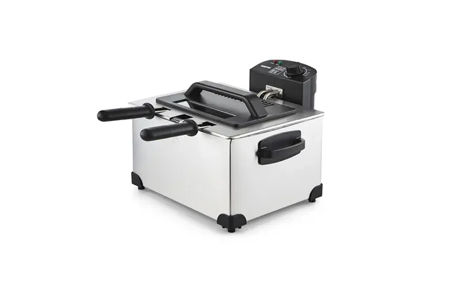 5l Stainless Steel Electric Deep Fat Fryer With Triple Baskets 2000w