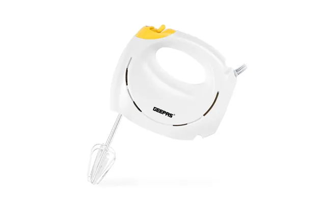 7-speed White Turbo Hand Mixer With Whisk Attachment