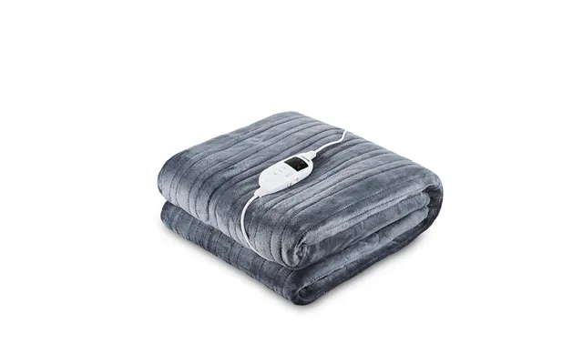 9-heat Fluffy Double Heated Throw Electric Blanket With Timer
