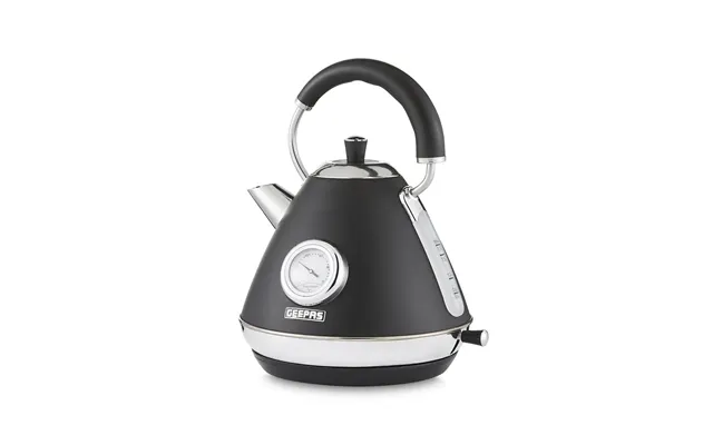 Black Retrovive 1.7l 3000w Electric Kettle Vintage