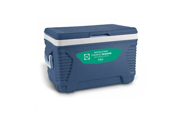 Blue 25l Insulated Cooler Box Ice Chest With Side Handles