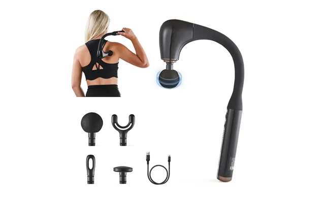 Deep Tissue Back & Neck Percussion Massager With Curved Handle