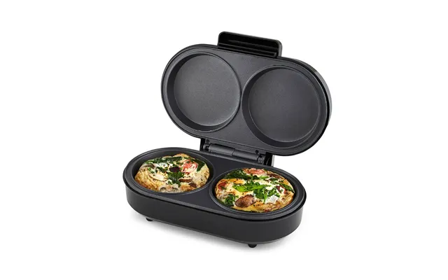 Dual Omelette Maker Non-stick Deep Fill Cooking Plates