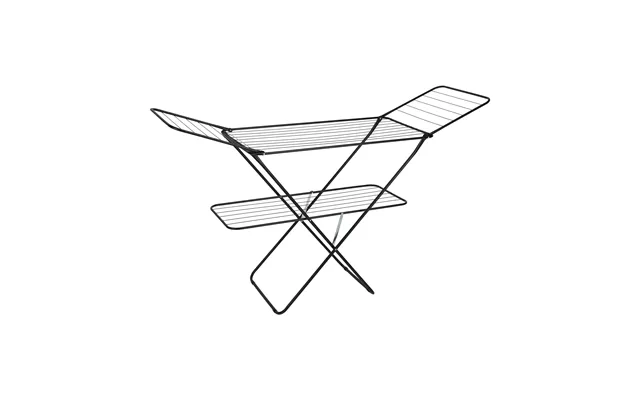Expandable Metal Clothes Dryer With Bottom Shelf