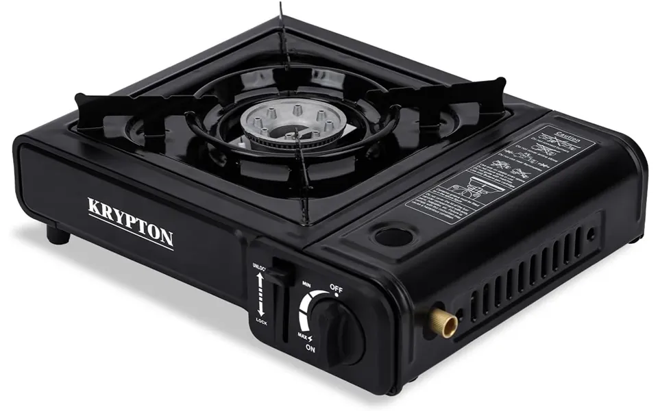 Portable Single Burner Gas Stove - Camping Outdoor Hob Cooker