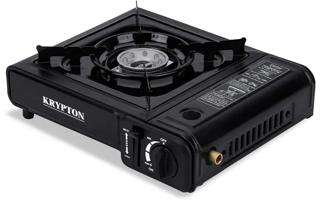 Portable Single Burner Gas Stove - Camping Outdoor Hob Cooker
