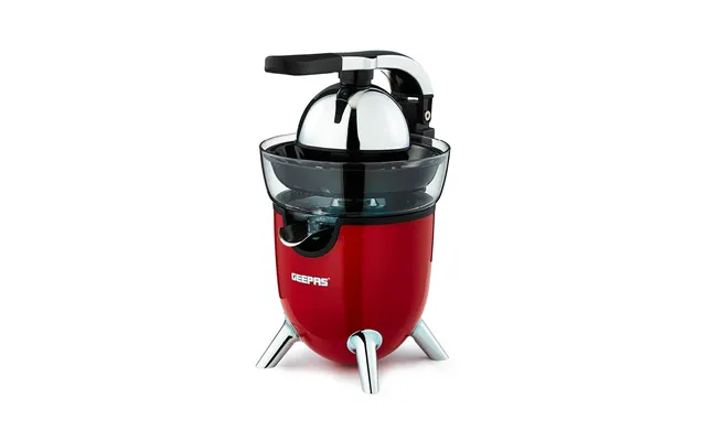 Red Dual-cone 'retrovive' Electric Juicer Extractor