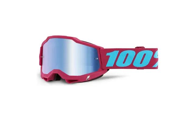 100% Accuri 2 2023 Mirror Motocross Goggles - Excelsior Mirror Blue