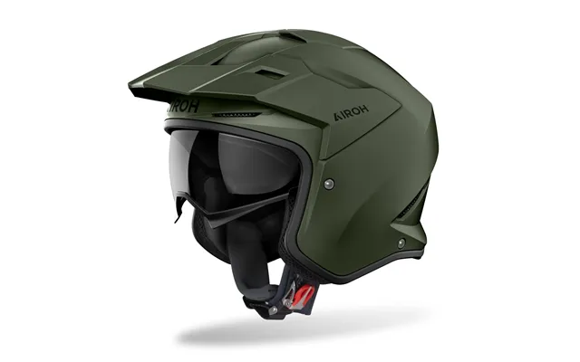 Airoh Kombakt Trials Helmet - Military Green Matt