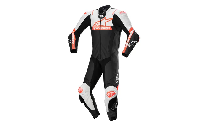 Alpinestars Missile V2 Ward 1 Pc Leather Suit Black W R Fluo - 58