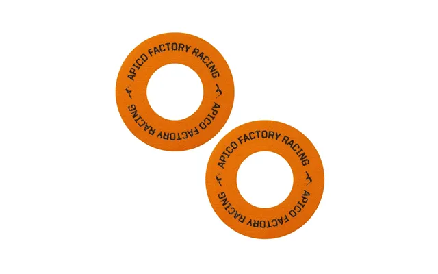 Apico Blister Buster Grips Donuts Pack Of 2 Orange Black
