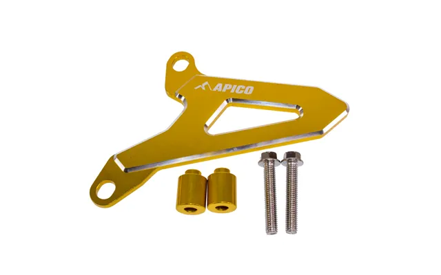 Apico Front Sprocket Cover For Suzuki Rm125 1996-2008 - Rm250 2001-2008 Gold