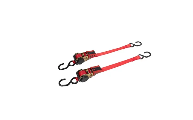 Bikeservice Retractable Ratchet Tie Down Set - 1.8m 6ft