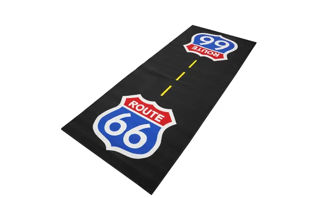 Biketek Custom Route 66 Garage Mat - 250 X 100cm