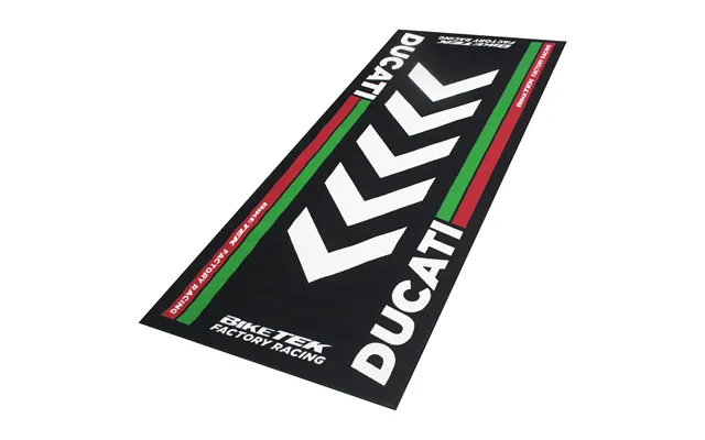Biketek Series 4 Ducati Garage Mat - 190 X 80cm