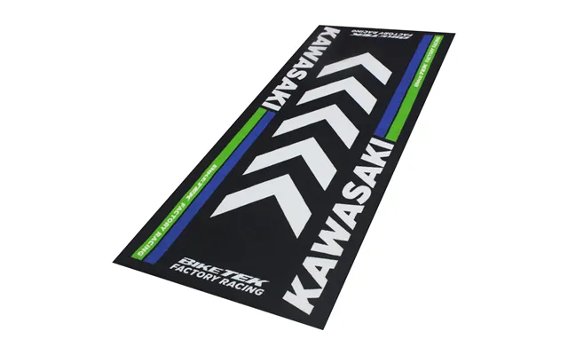 Biketek Series 4 Kawasaki Garage Mat - 190 X 80cm