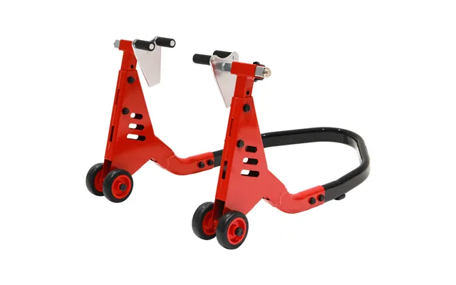Black Pro Range Adjustable Oval Tube Front Paddock Stand B5396