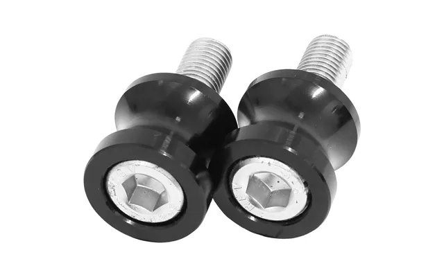 Black Pro Range B5237 Cnc Aluminium Bobbins - Black 10mm