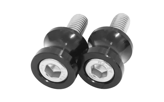 Black Pro Range B5237 Cnc Aluminium Bobbins - Black 10mm