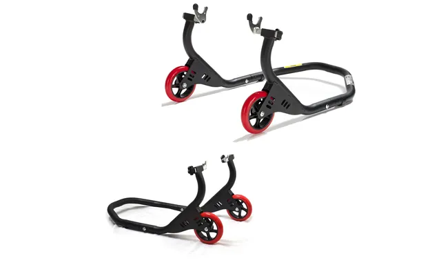Black Pro Range Evo Front & Rear Paddock Stand