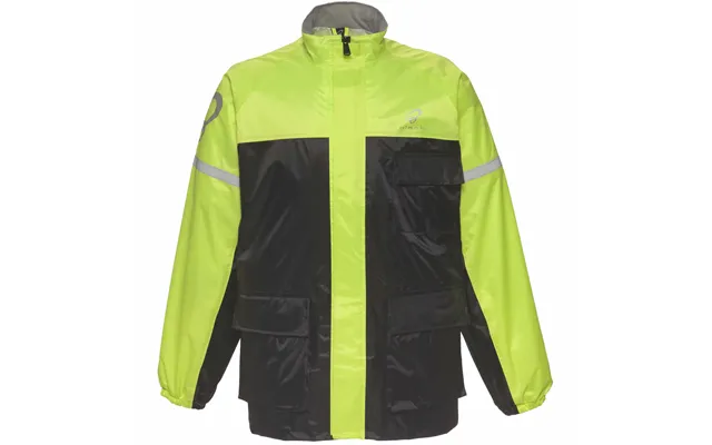 Black Spectre Waterproof Motorcycle Over Jacket - Black Hi-vis Uk 46 Eu 56 Us 46