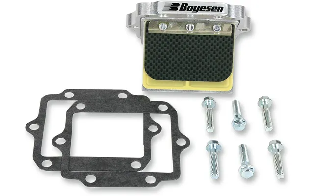 Boyesen Rad Valve Reed Cage Assembly For Polaris Big Boss 400 6x6 L - Black Silver