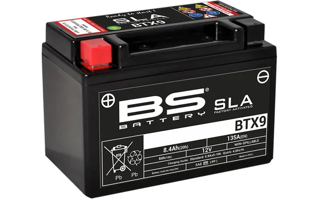 Bs Battery Sla Agm Battery For Arctic Cat Textron 150 2x4 - Black