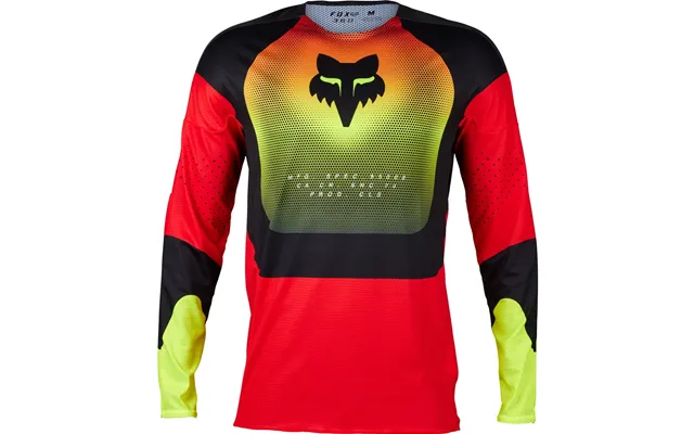 Fox Racing 2024 360 Revise Red Yellow Motocross Jersey - M