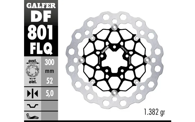 Galfer Cubiq Floating Front Brake Disc - Ktm Duke 790 2018-2024