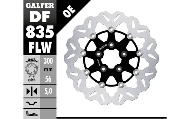 Galfer Wave Front Brake Disc - Harley Davidson Xl 883 N Iron 2014-2022