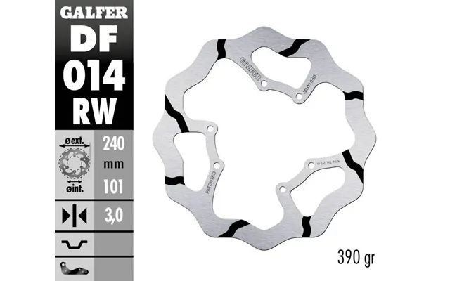 Galfer Wave Front Brake Disc - Honda Crf450r 2002-2014