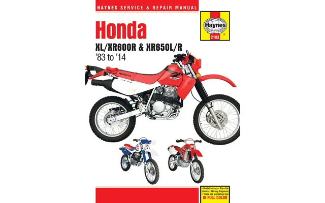Haynes Repair Manual For Honda Xl 600 R 1983-1987