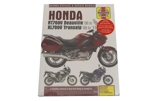 Haynes Service Manual For Honda Nt 700 V 2006-2013