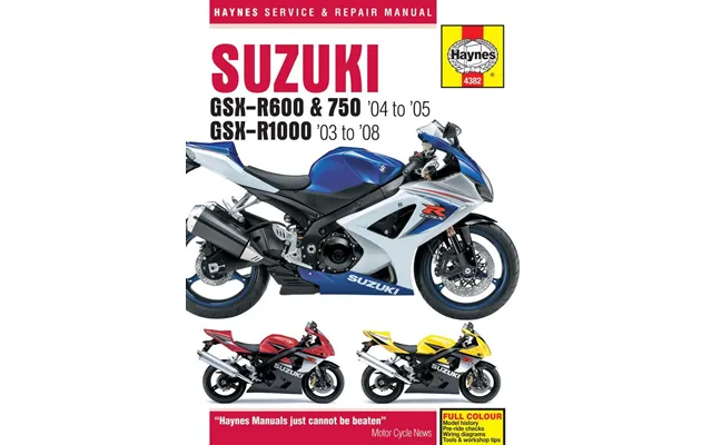 Haynes Service Manual For Suzuki Gsx-r 1000 2003-2008