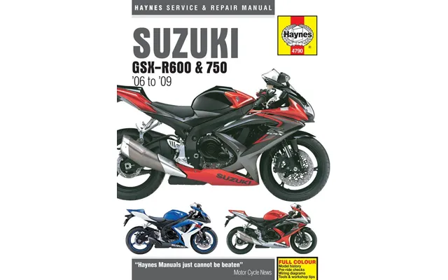 Haynes Service Manual For Suzuki Gsx-r 600 2006-2016