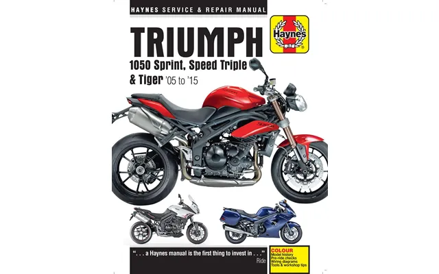 Haynes Service Manual For Triumph Speed Triple 1050 2005-2015
