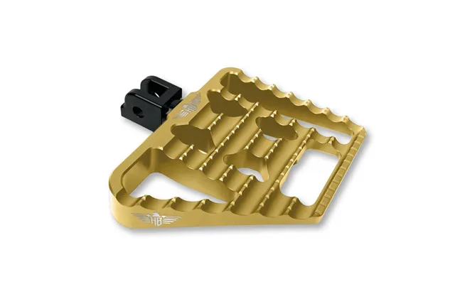 Heinz Bikes Mini Floorboard Driver Foot Pegs For Harley Davidson Flde 1750 2018-2020 - Gold