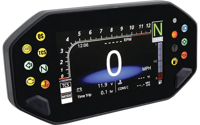 Koso Rx-4 Multifunction Speedometer Tachometer For Yamaha Mt-07 2014-2016