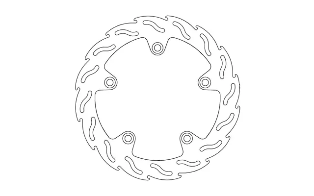 Moto Master Flame Series Rear Brake Disc - Bmw F 750 Gs 2018-2023