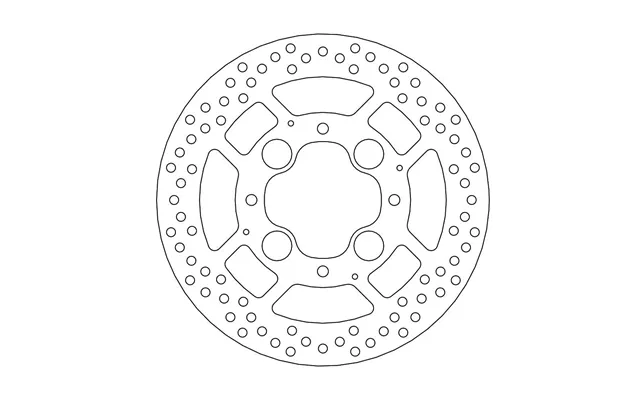Moto Master Halo Series Rear Brake Disc - Honda Vfr 800 X 2011-2015