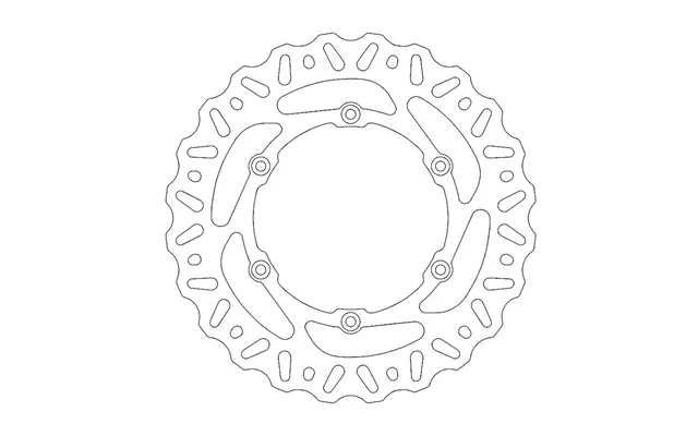 Moto Master Nitro Series Rear Brake Disc - Suzuki Rm250 2006-2010