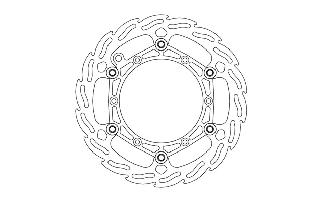 Moto Master Oversize Front Flame Brake Disc - Beta Rr 125 2018-2022