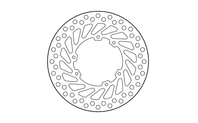 Moto Master Vintage Series Front Brake Disc - Honda Crf450x 2018